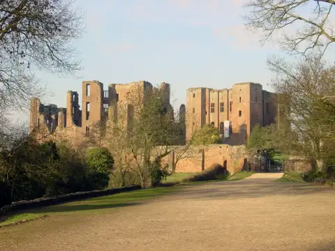The iconic Kenilworth castle from the main entrance