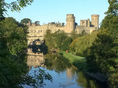 Iconic Warwick Castle and gardens where Casa Care delivers professional home care to the surrounding community
